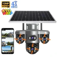 دوربین خورشیدی سیم‌کارتی 3 لنز T12-V380