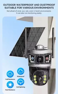 دوربین خورشیدی سیمکارتی زومدار V380